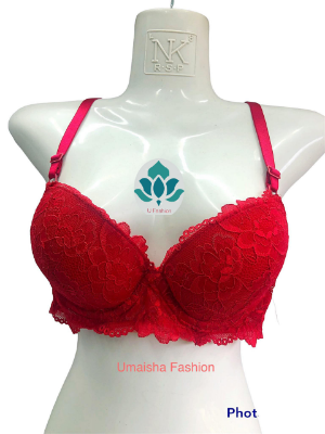 Solid Color Push up Padded Bra for Woman
