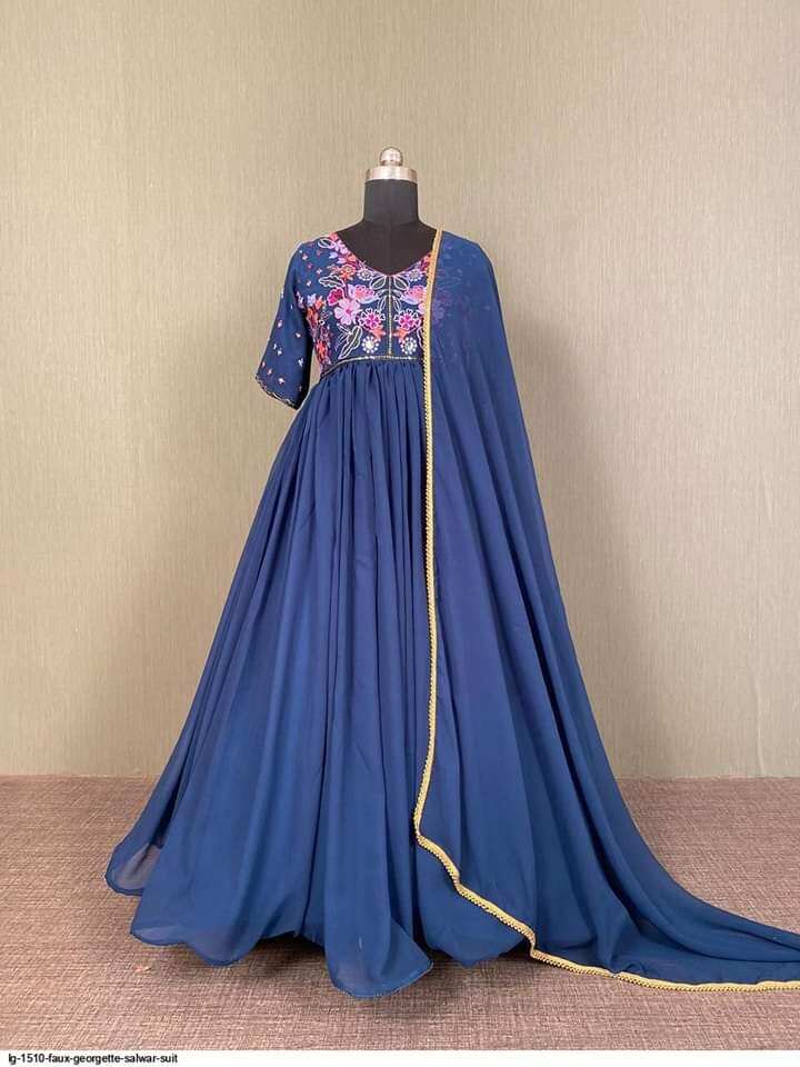 New Designed Readymade Stylish And Comfortable Made By Georgette Fevric Three Piece for Women(46)